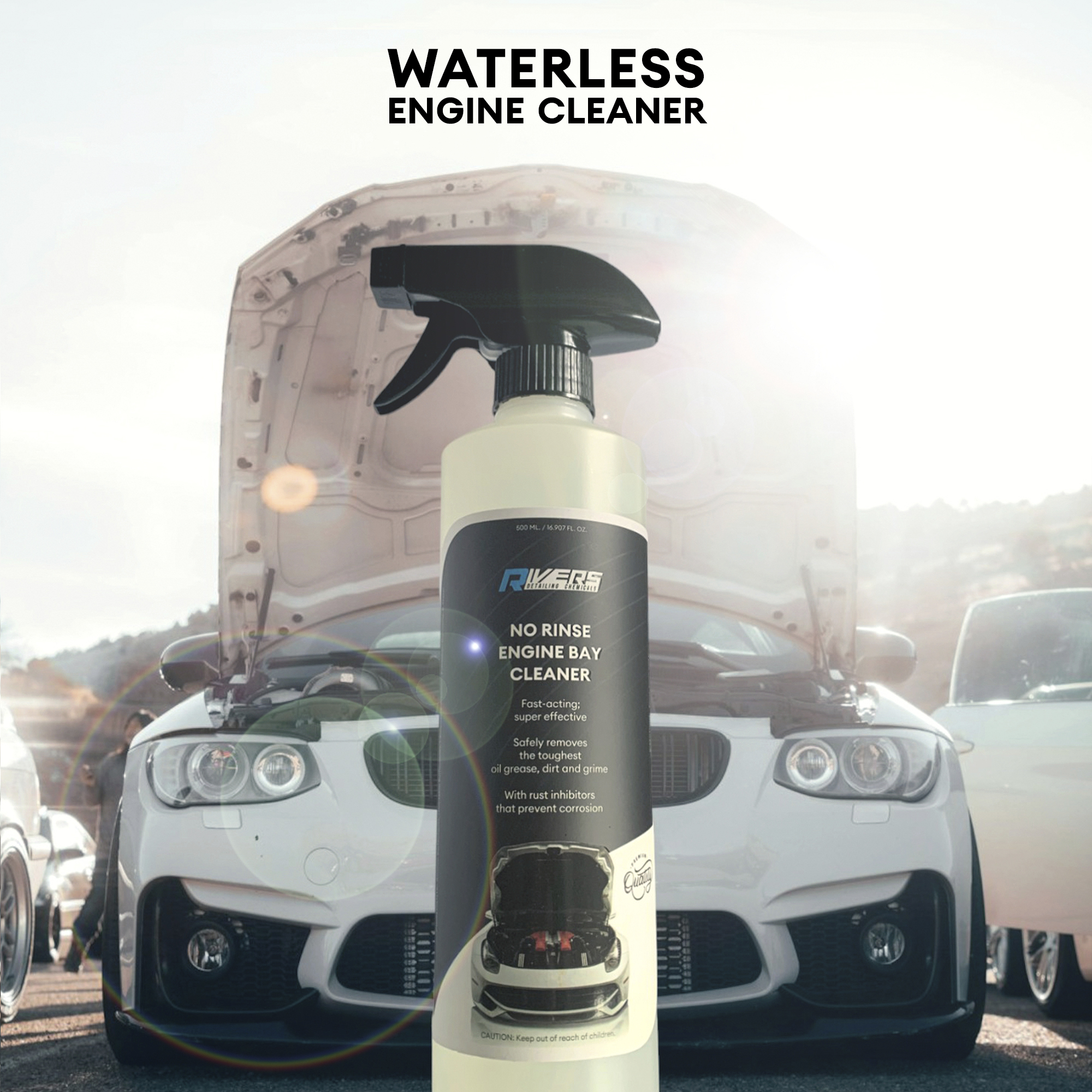 Rivers No Rinse Engine Bay Cleaner, Waterless 500ml. Lazada PH