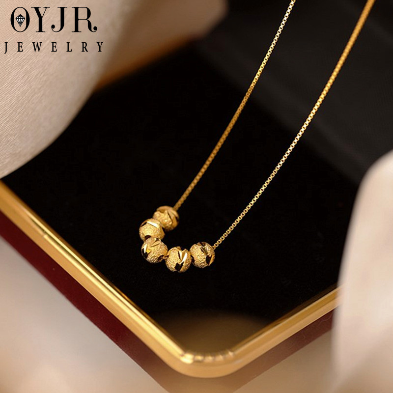 Shop Gold Necklace Round Ball Pendant 
