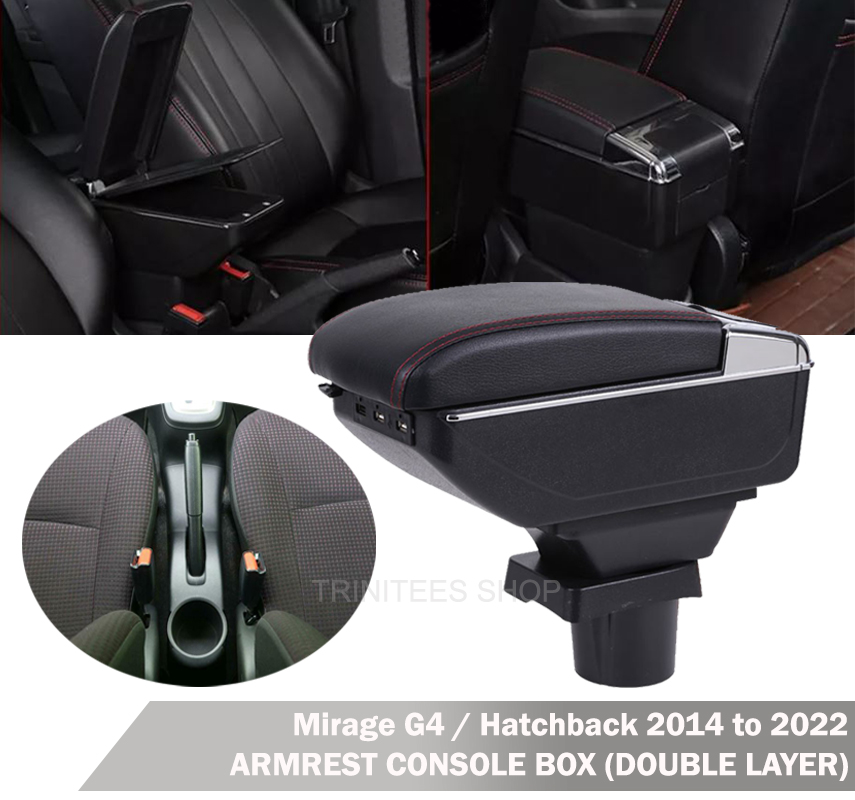 Mitsubishi MIRAGE G4 / HATCHBACK 2014 to 2022 Armrest Console Box ...