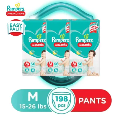 Pampers Baby Dry Diaper Pants Medium 66 x 3 packs (198 diapers)