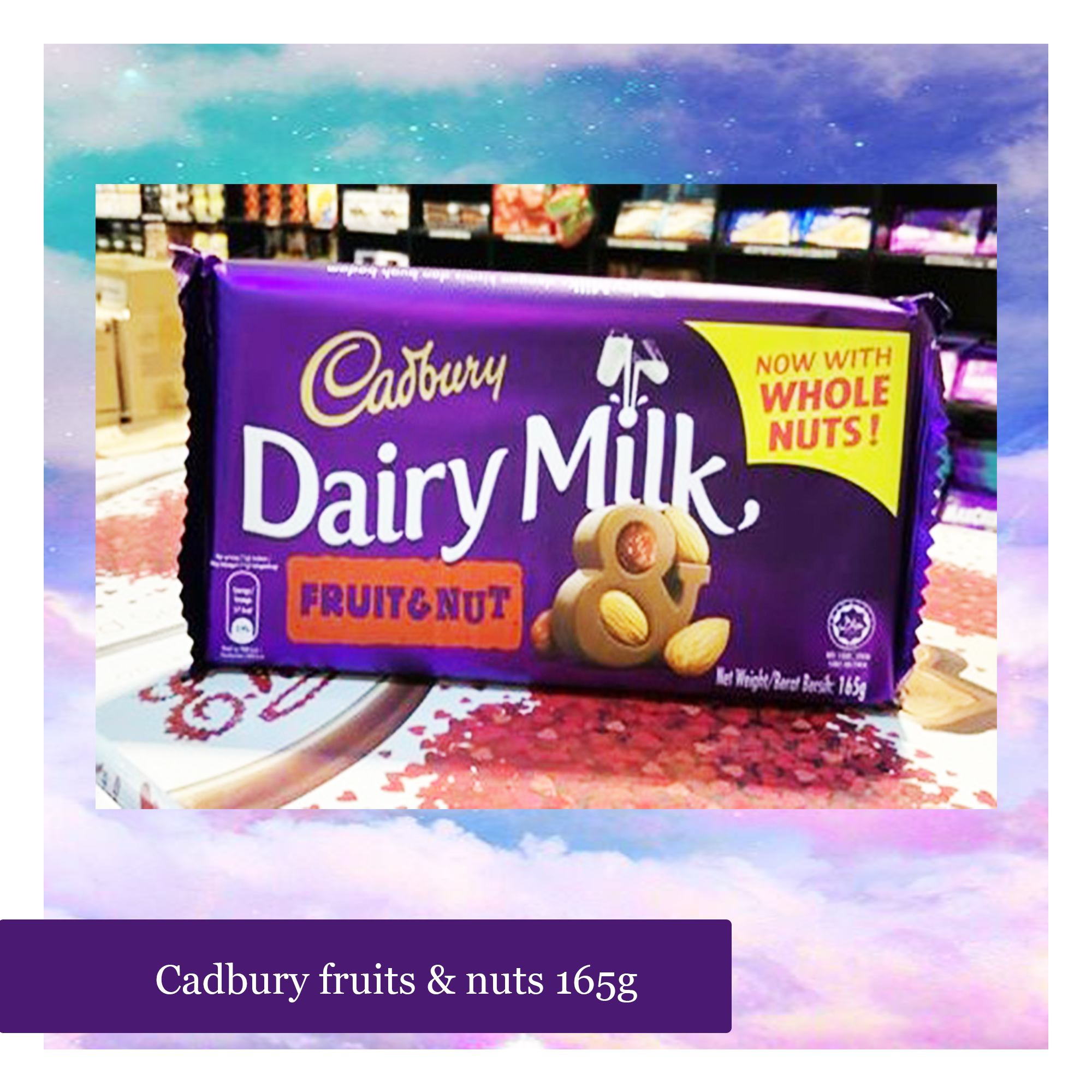 cadbury fruits and nuts 165g chocolate bar Lazada PH
