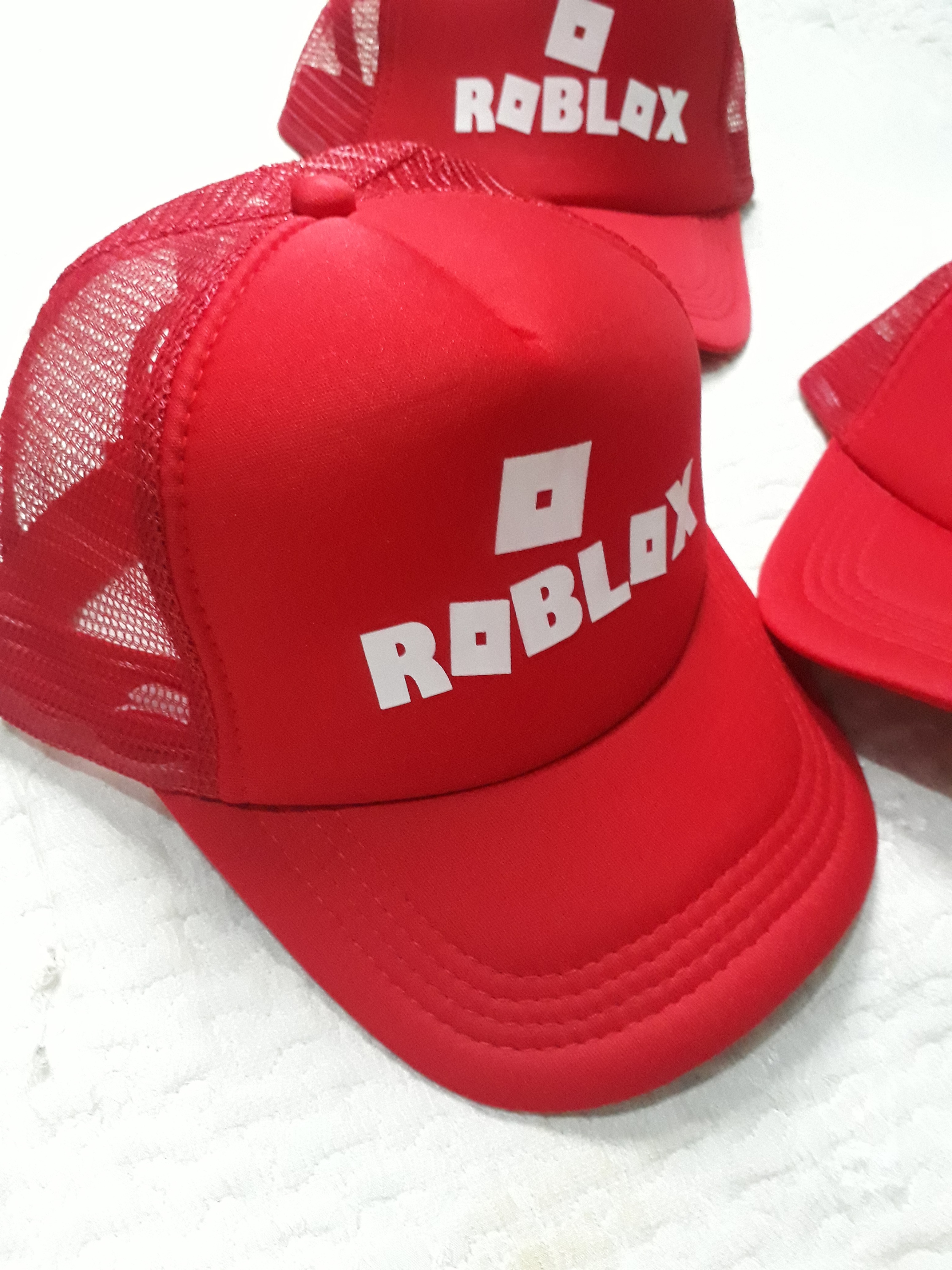 roblox r baseball cap by roblox free red roblox cap by