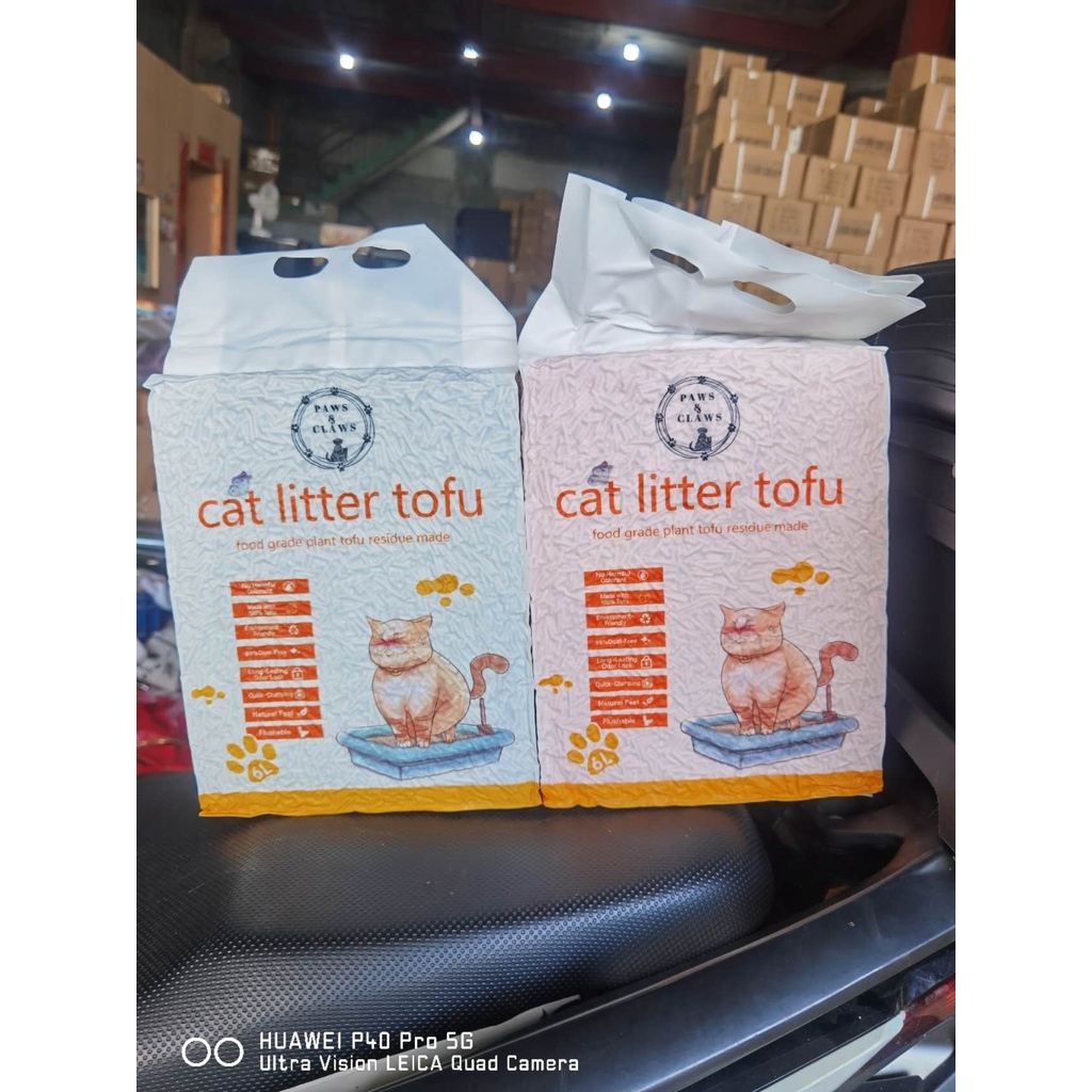 6L Cat Litter Cat Litter Deodorizer Food Grade Tofu Cat Litter Quality