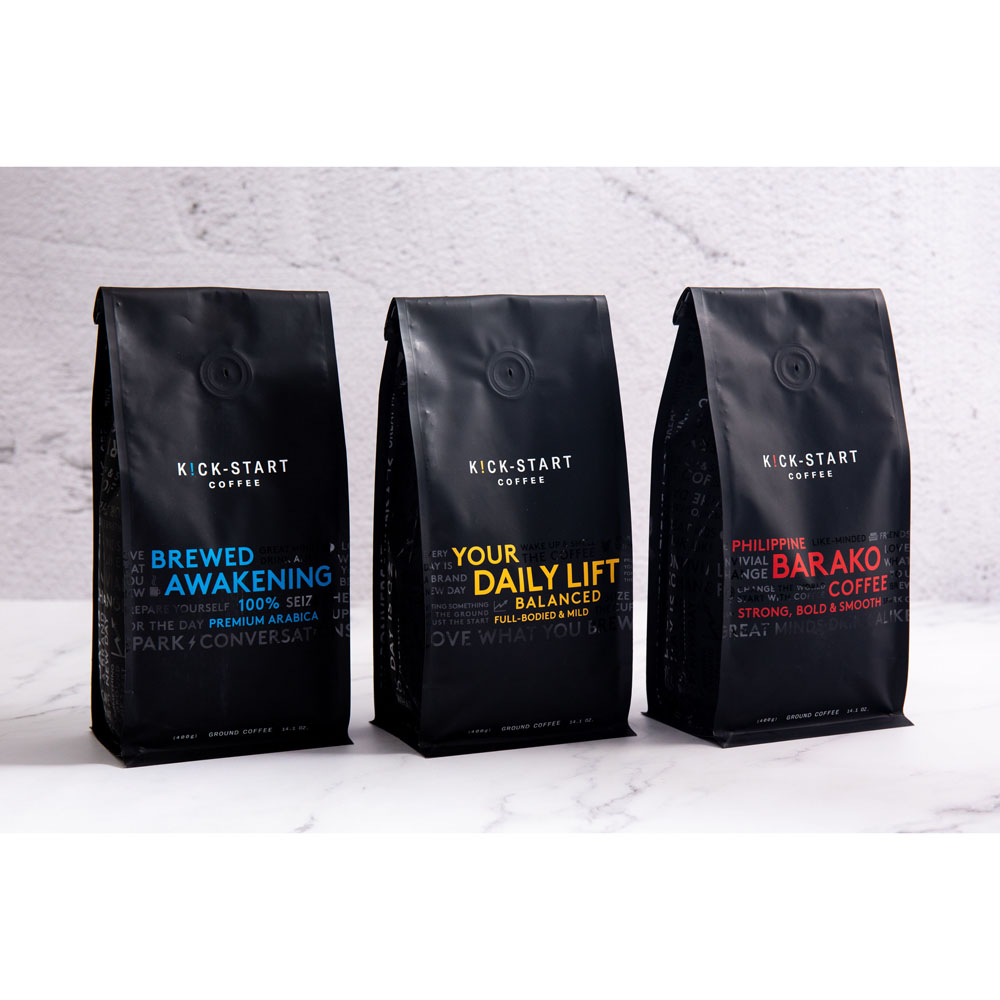 Kick-Start Philippine Barako Strong Coffee Beans 100% Barako