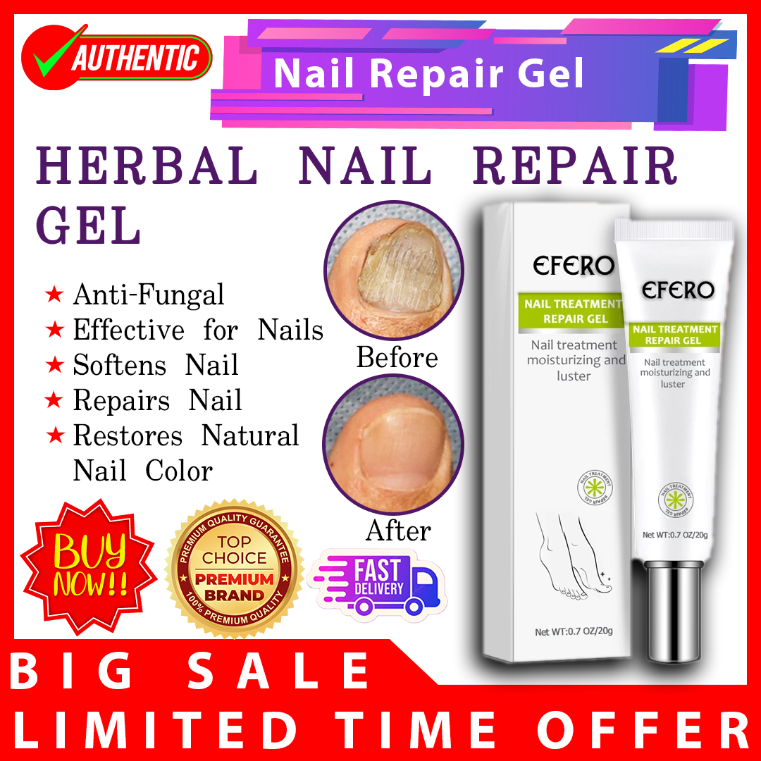 👍 EFERO Nail Treatment Repair Gel Feet Care Bright Nail Armor Repair