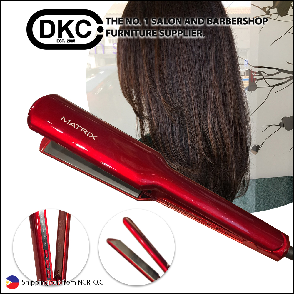DKC Professional High Quality Index Hair Straightening Iron (Red) | Lazada  PH