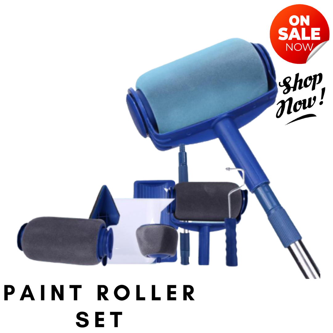 AUTHENTIC 6 IN 1 Paint Roller Set Tool Set Clever paintbrush Washable Refillable Paint Roller
