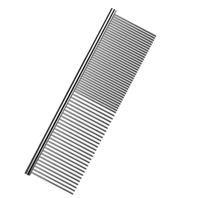 Paws up 19x5.5cm Stainless Steel Grooming Comb for Dog and Cat Pets