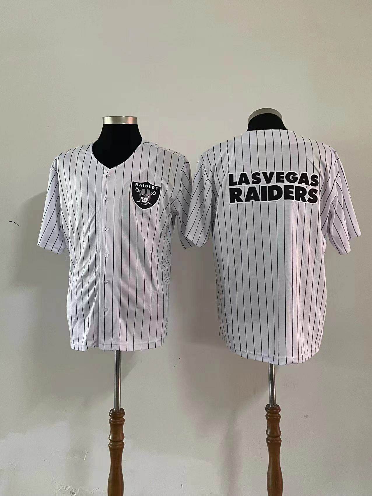 MLB x NFL RAIDERS BASEBALL JERSEY PATCH