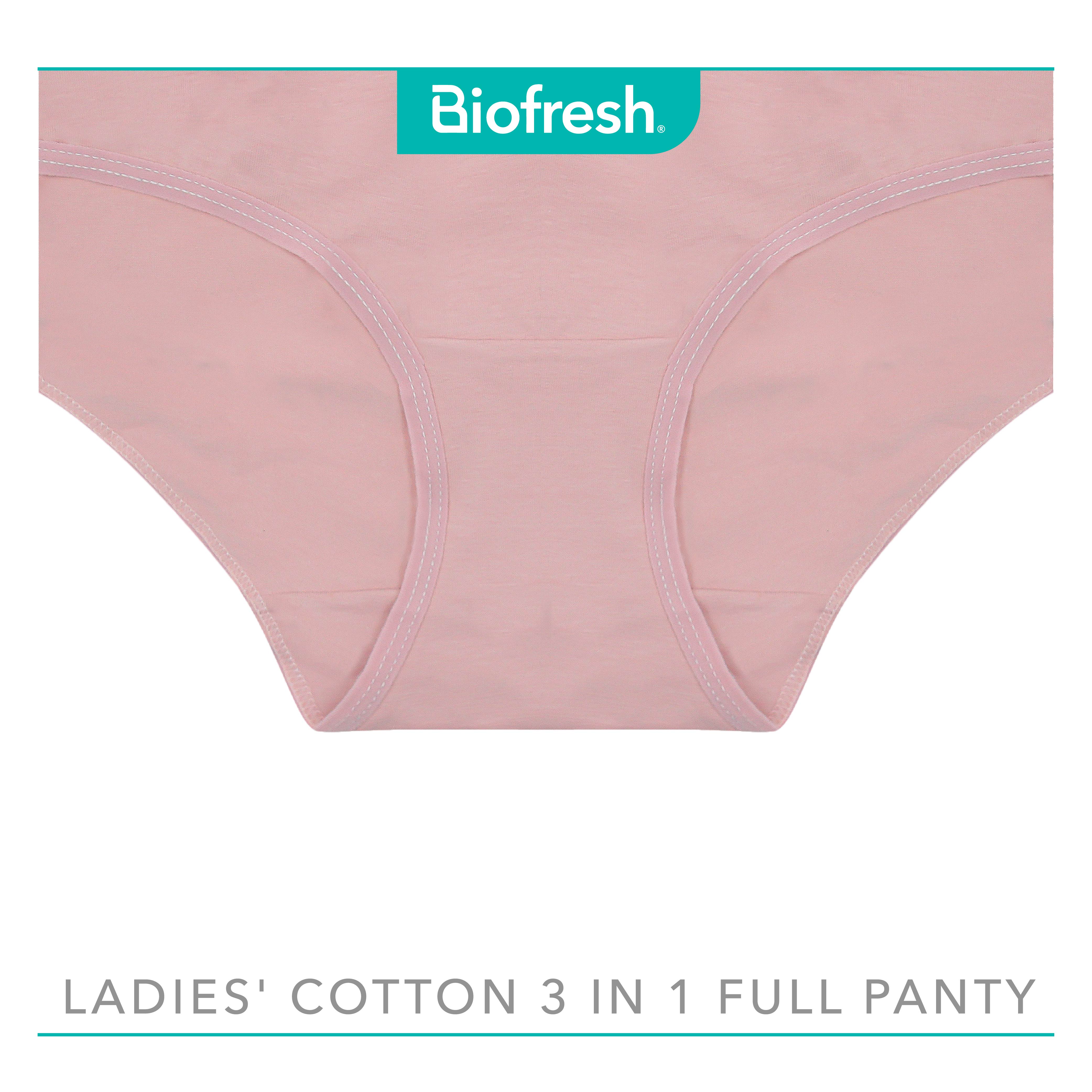 Biofresh Ladies' Antimicrobial Modal Cotton Full Panty 3 pieces in