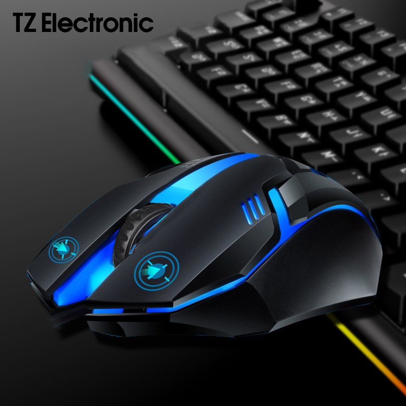 TZE 100 Original Smilee Mouse Wired Gaming Mouse LED Backlit Mouse