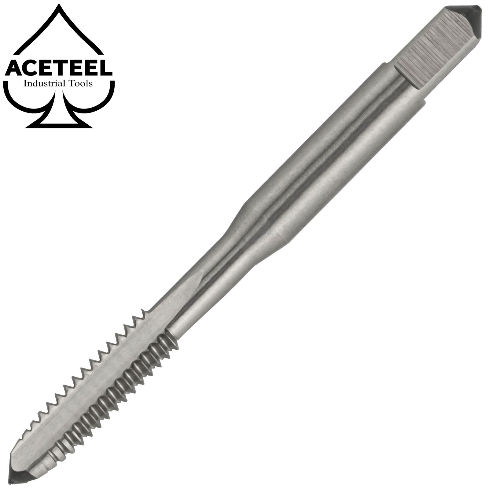 Aceteel No 4-40 UNC Machine Tap HSS 4 x 40 UNC Thread Tap Right Hand