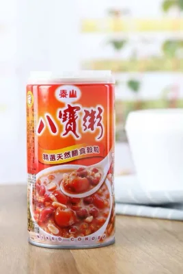 Taiwan Taisun Brand Mixed Congee in Canned 375g Instant Healthy Congee Dessert