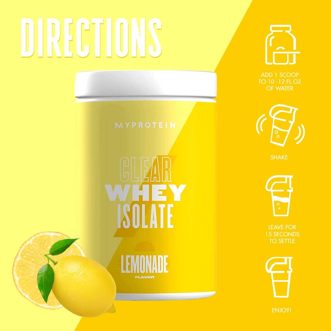 MYPROTEIN Clear Whey Isolate Lemonade, 20 Servings Lazada PH