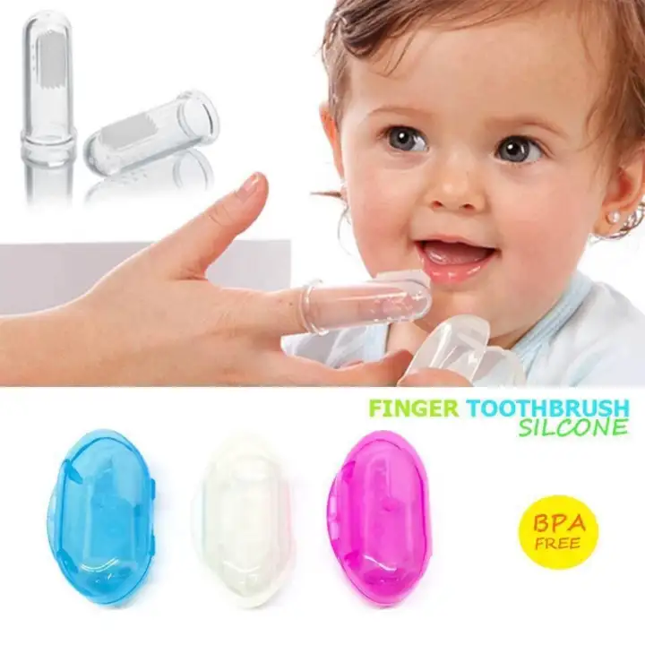 silicone finger toothbrush