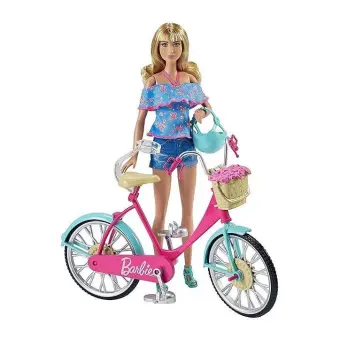 barbie with a bike