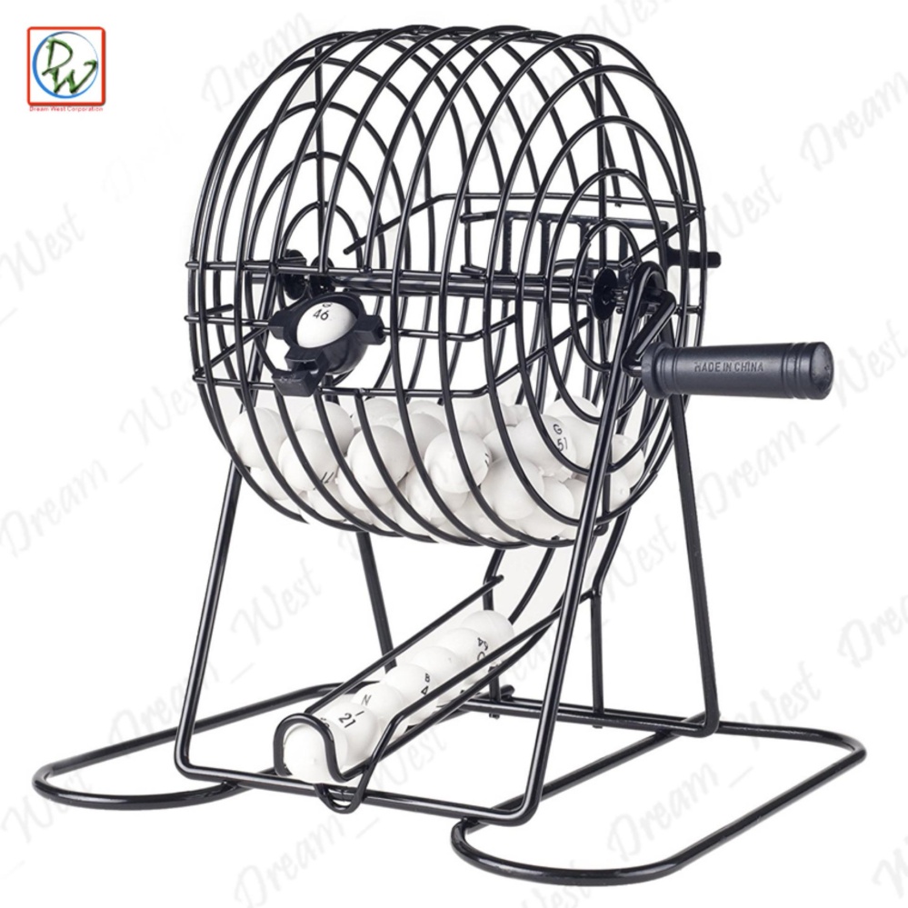 Deluxe Bingo Set Bingo Cage with Random Ball Selector (Black) review