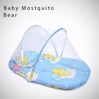 BABY BED with Mosquito Net - Blue