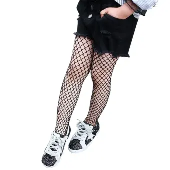 baby fishnet tights