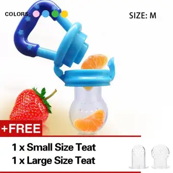 baby fresh food and fruit feeder pacifier nibbler