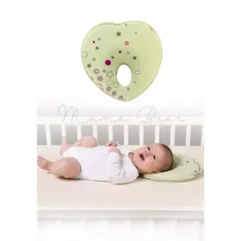 Baby Pillow Infant Toddler Pillow Head Support Positioner Heart