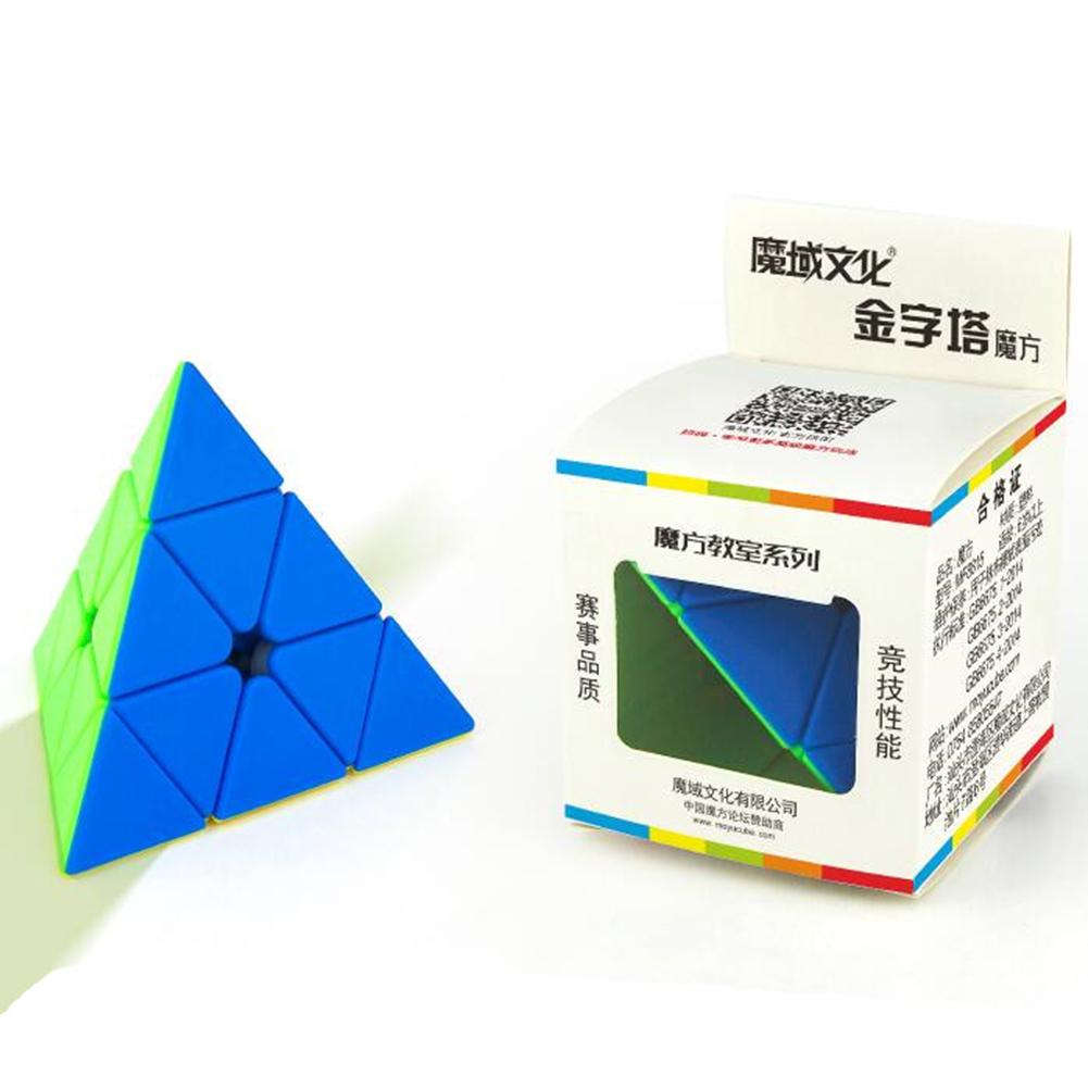 LumiParty Brain Teaser Puzzle Cube Pyraminx Stickerless Pyramid Speed