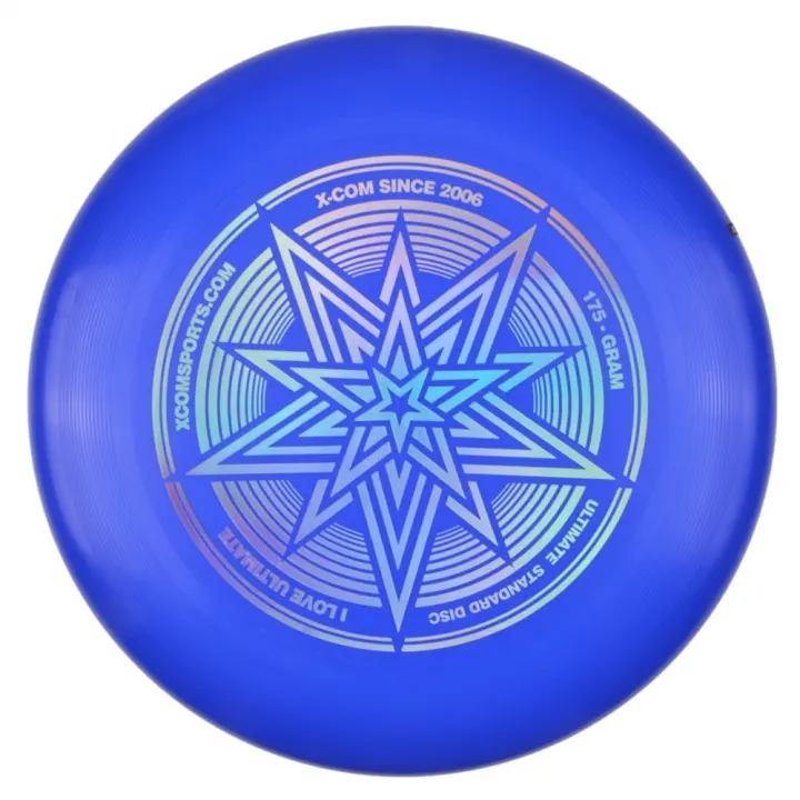 blue frisbee