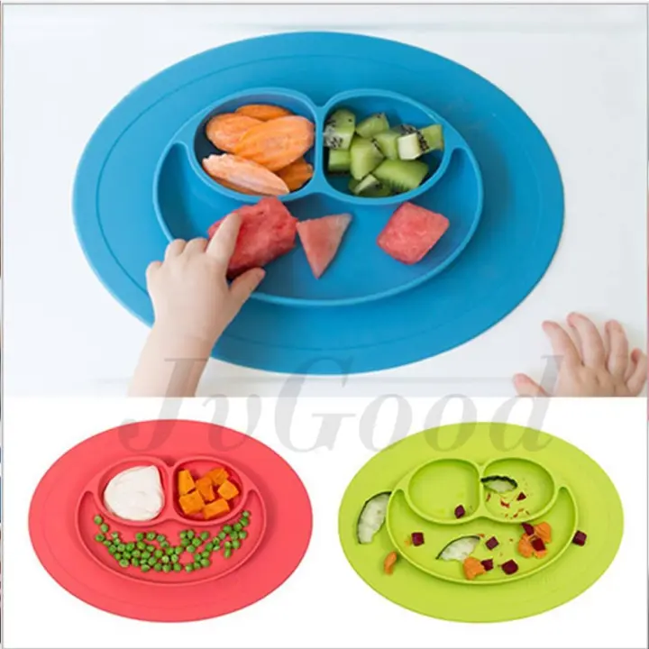 Promotion Jvgood Baby Silicone Placemat Plate Tray For Infants