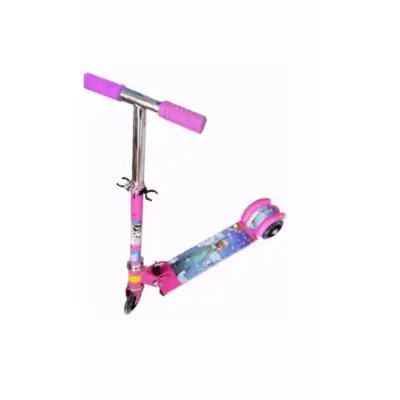 Quality Ride-on Push Scooter for Kids with Laser Wheel (Pink)