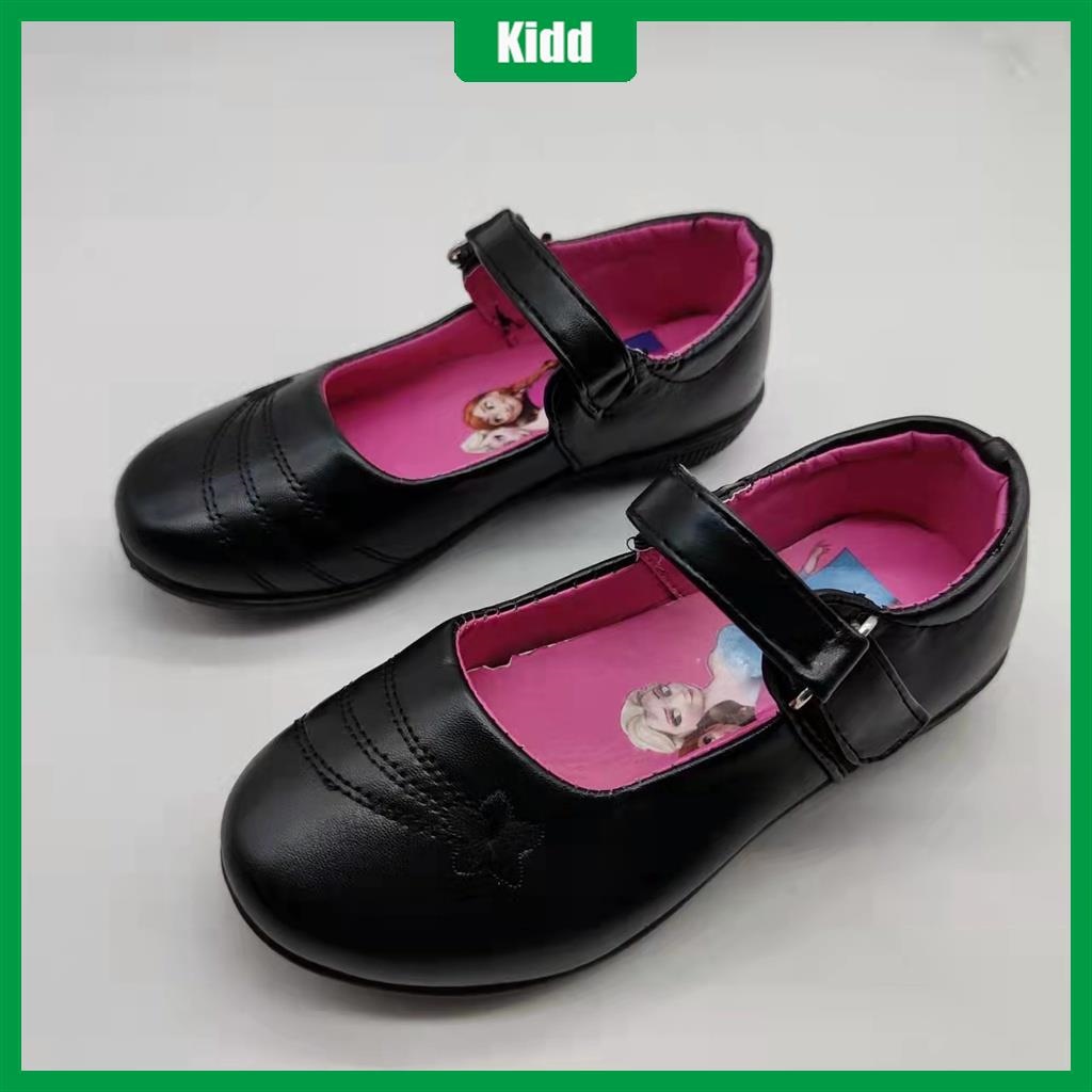 Kidd Frozen kids black shoes girl black shoes girl school shoes Lazada PH