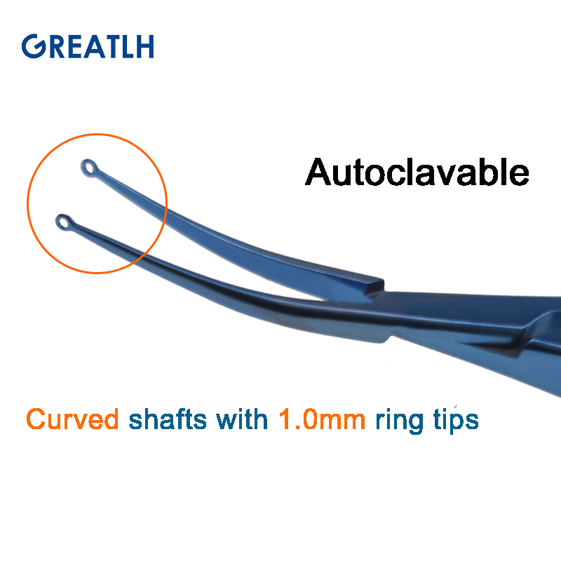 Titanium Alloy Forceps Eye Surgical Tools Ophthalmic Tweezers