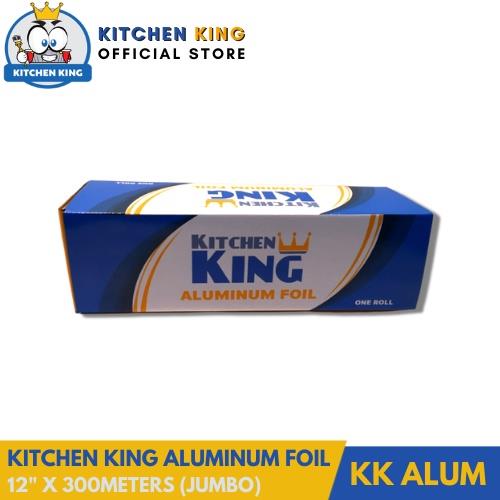 Aluminum Foil Kitchen King Jumbo Roll 12 x 300 Meters Food Grade Foil