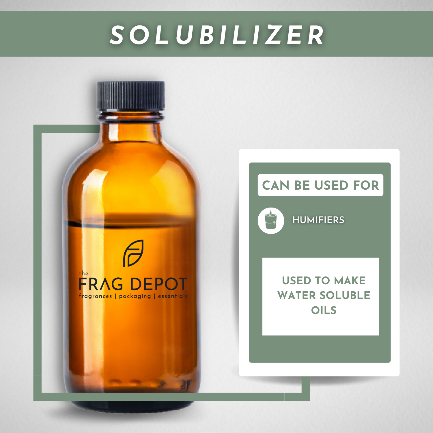 120ml Solubilizer to make water soluble fragrance oil for humidifier