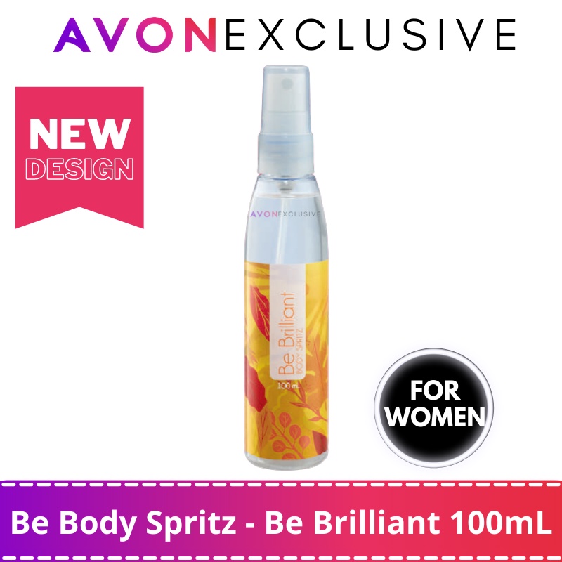 AVON Be Body Spritz Be Brilliant 100ml for WOMEN Body Spray / Cologne