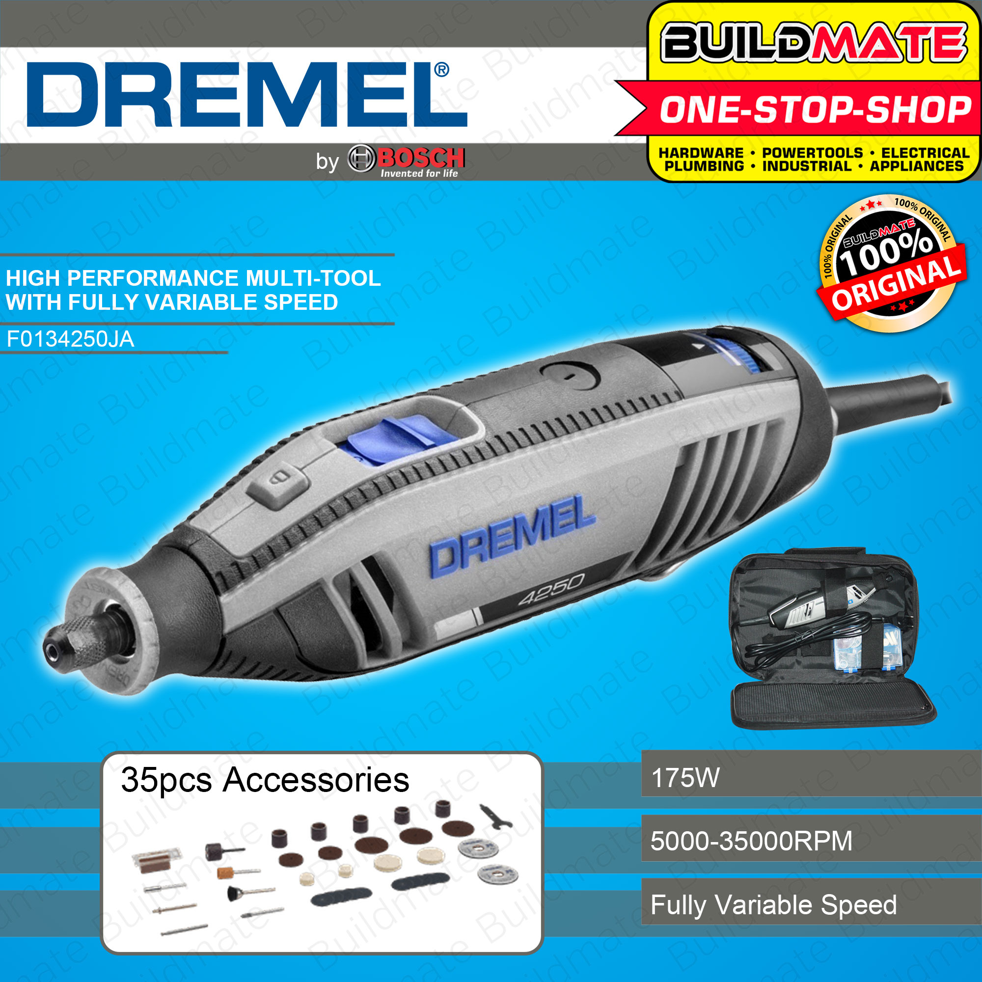 new DREMEL 4250-35 240v Corded Electric Rotary Tool