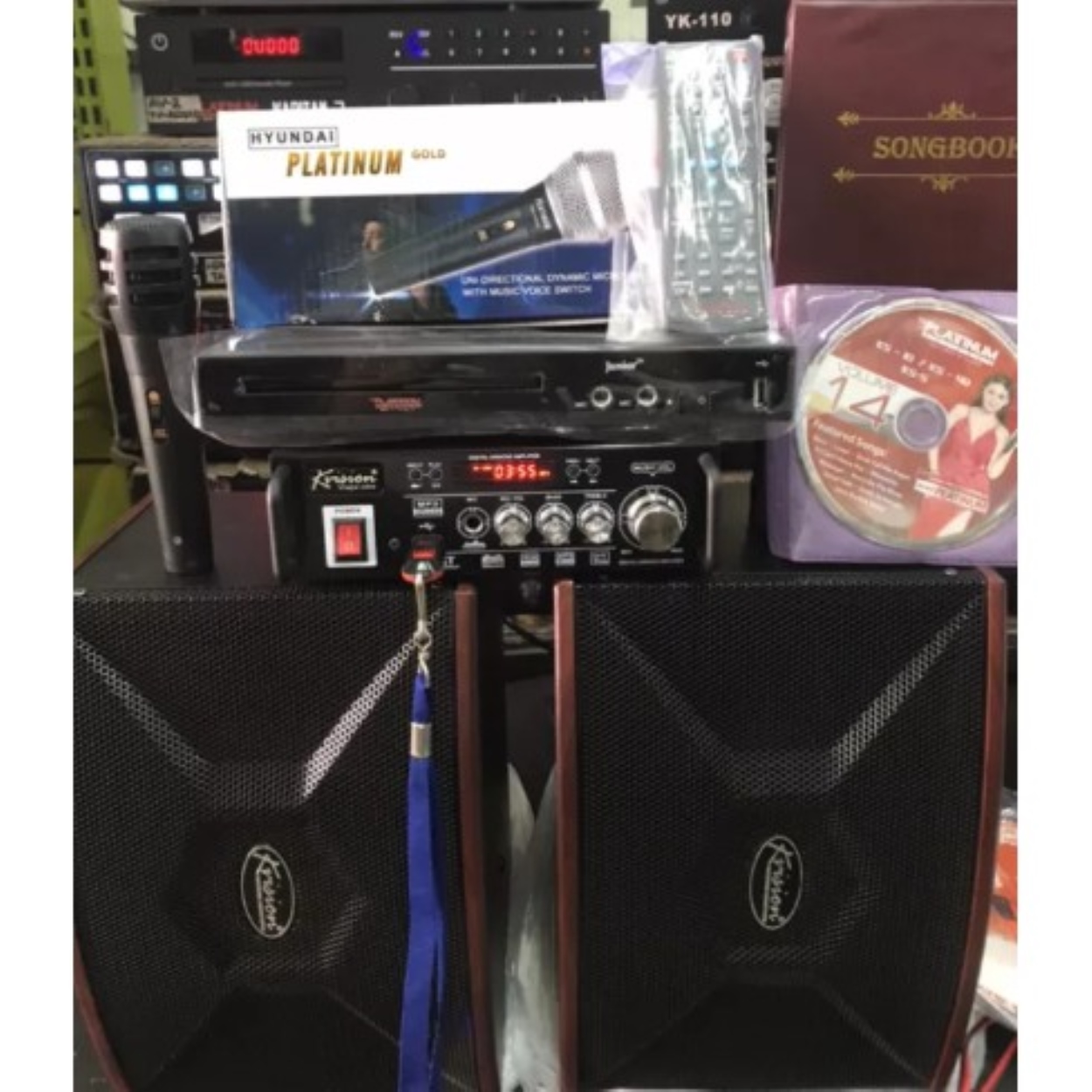 [Hot sales] ﹊ The Platinum Karaoke Set KS5 16000 Songs Videoke Player