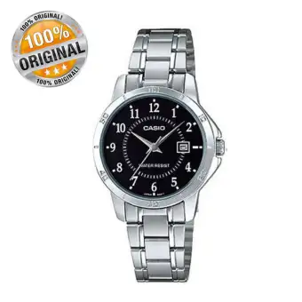 casio ladies stainless steel watch