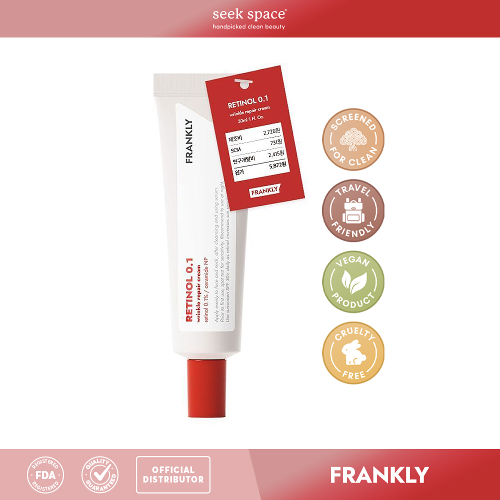 FRANKLY Retinol 0.1 Wrinkle Repair Cream 30ml Lazada PH