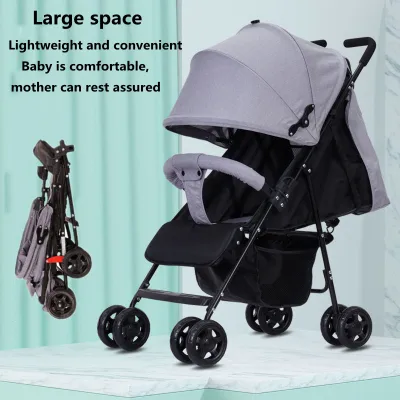 (COD+Free shipping) baby stroller high quality foldable and convenient baby stroller multifunctional travel system folding baby stroller 0 to 3 years old special baby stroller