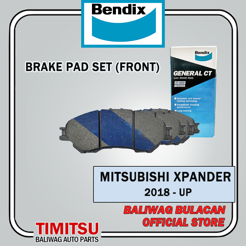 BRAKE PAD FRONT SET MITSUBISHI XPANDER 2018UP PART NO. DB2490 GCT DB2490 GCT BENDIX Lazada PH
