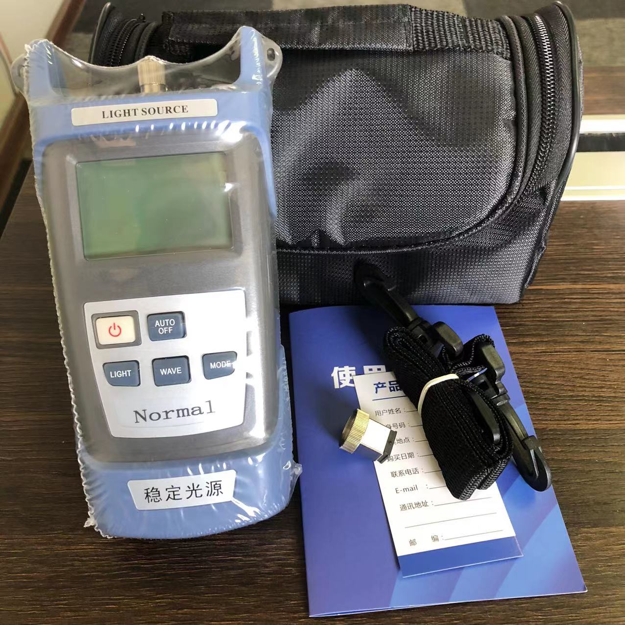 Handheld Fiber Optic Laser Light Source Tester FTTH Fiber Optic Light