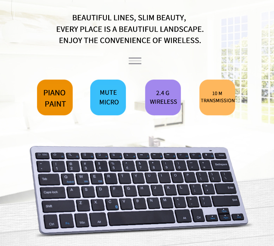 [3c405] 78 (key) USB Receiver Membrane keyboard Wireless Keyboard ...