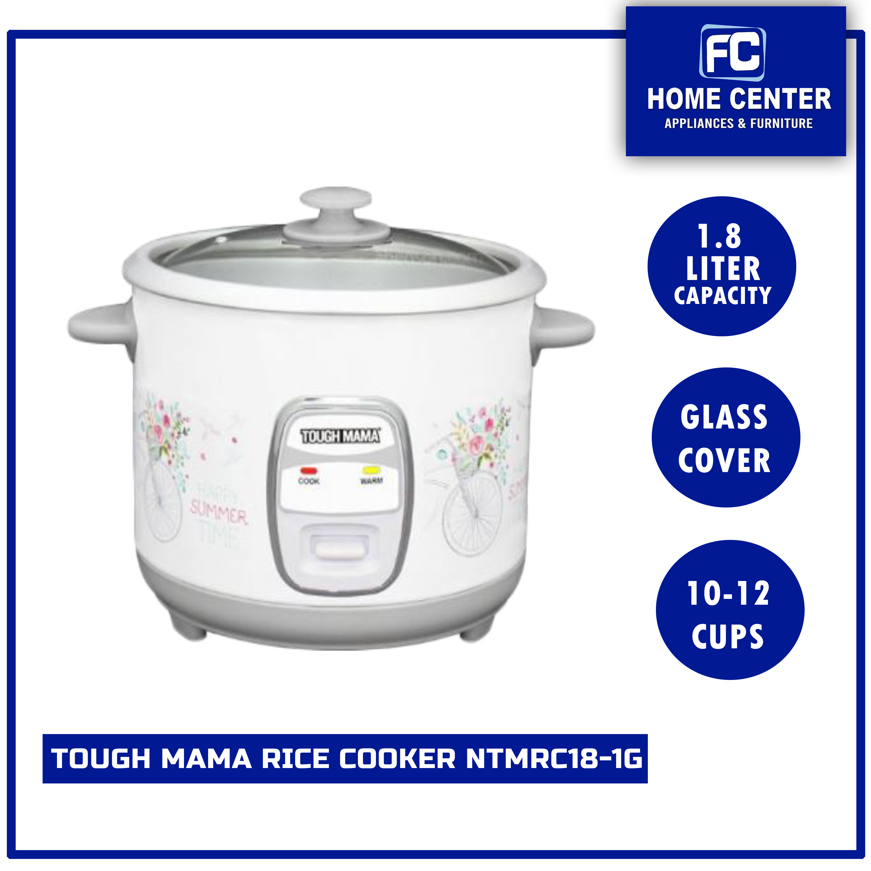 TOUGH MAMA RICE COOKER NTMRC181G Lazada PH