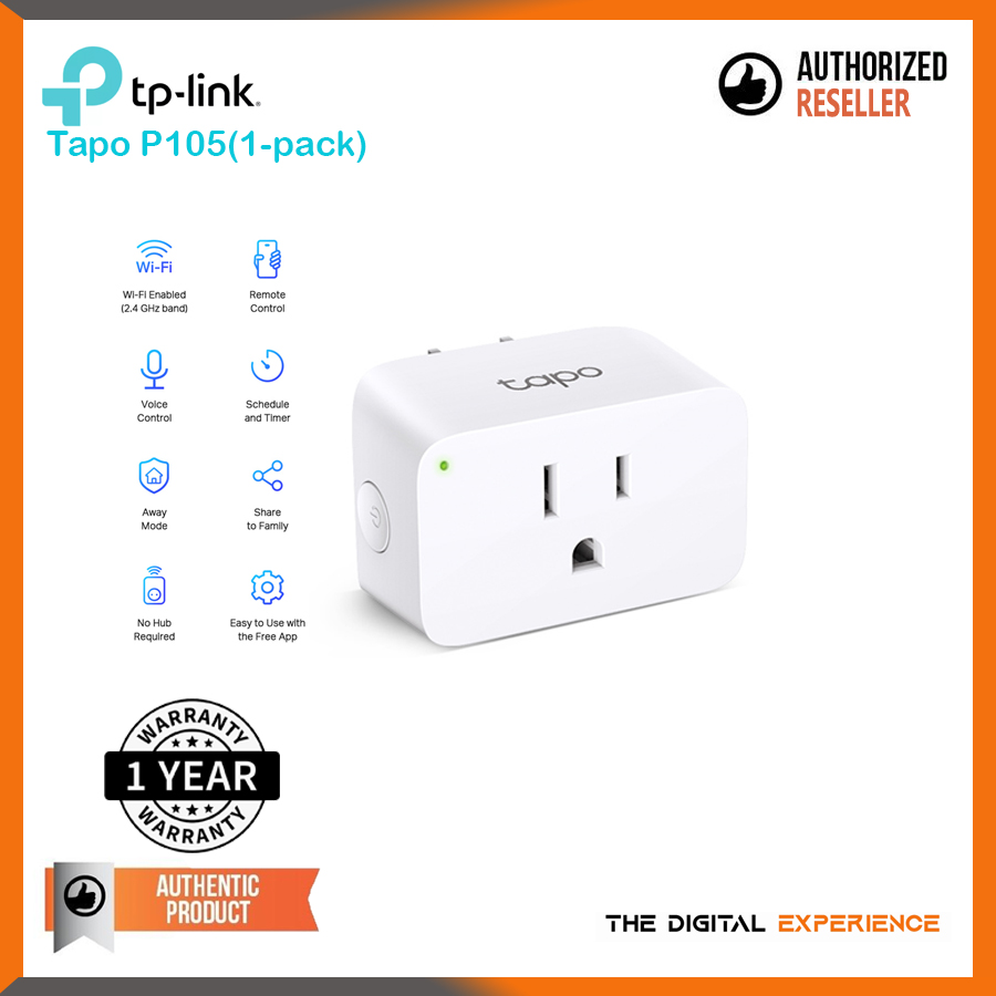 Mini Enchufe TP-Link wifi Inteligente Tapo P105