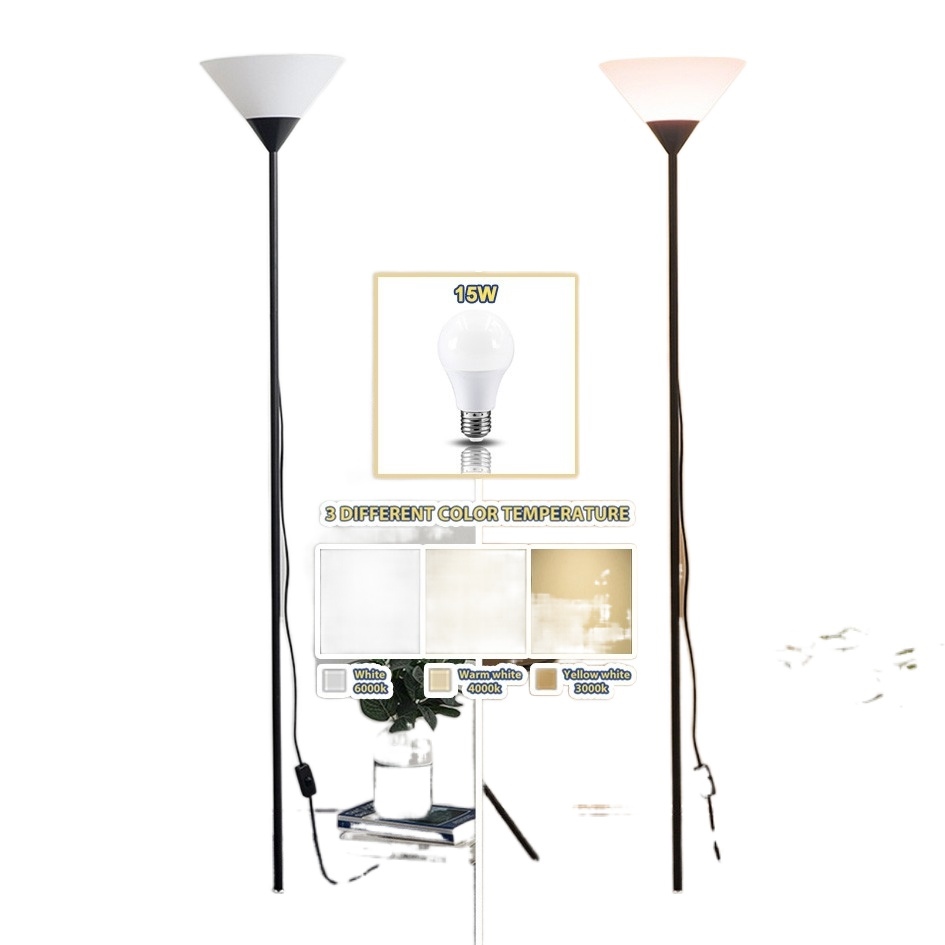 TIMI Modern Nordic Style LED Floor Lamp Shade Stand For Living Room