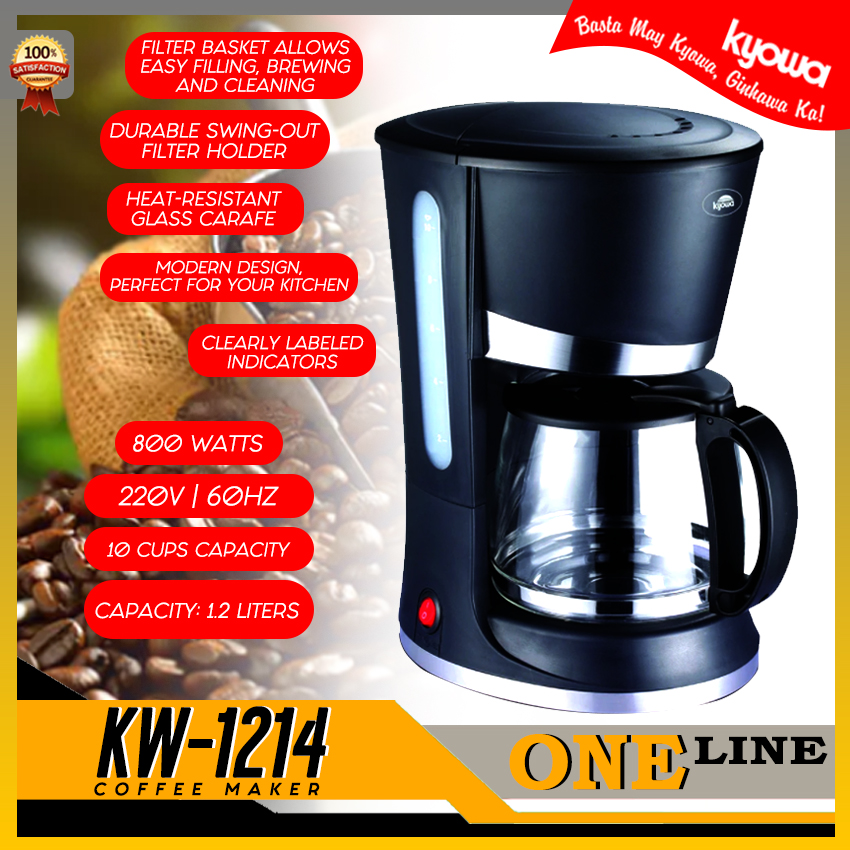 Coffee Maker 10 Cups (KW-1214) – Kyowa