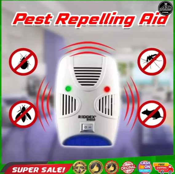 GLORY Shop ORIGINAL RIDDEX QUAD PEST CONTROL , PEST REPELLERS SONIC ...