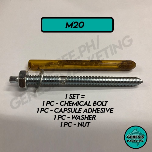 20mm Chemical Bolts SET / Chemical Anchoring / Chemical Anchor Bolts