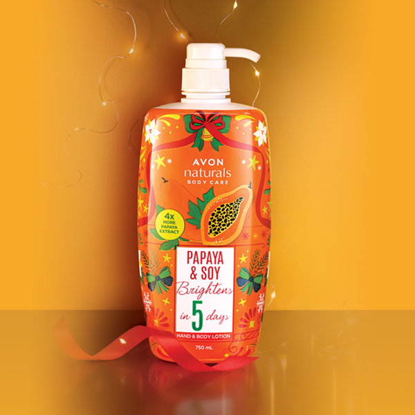 Avon Naturals Papaya & Soy Giftable Hand & Body Lotion 750 mL Lazada PH