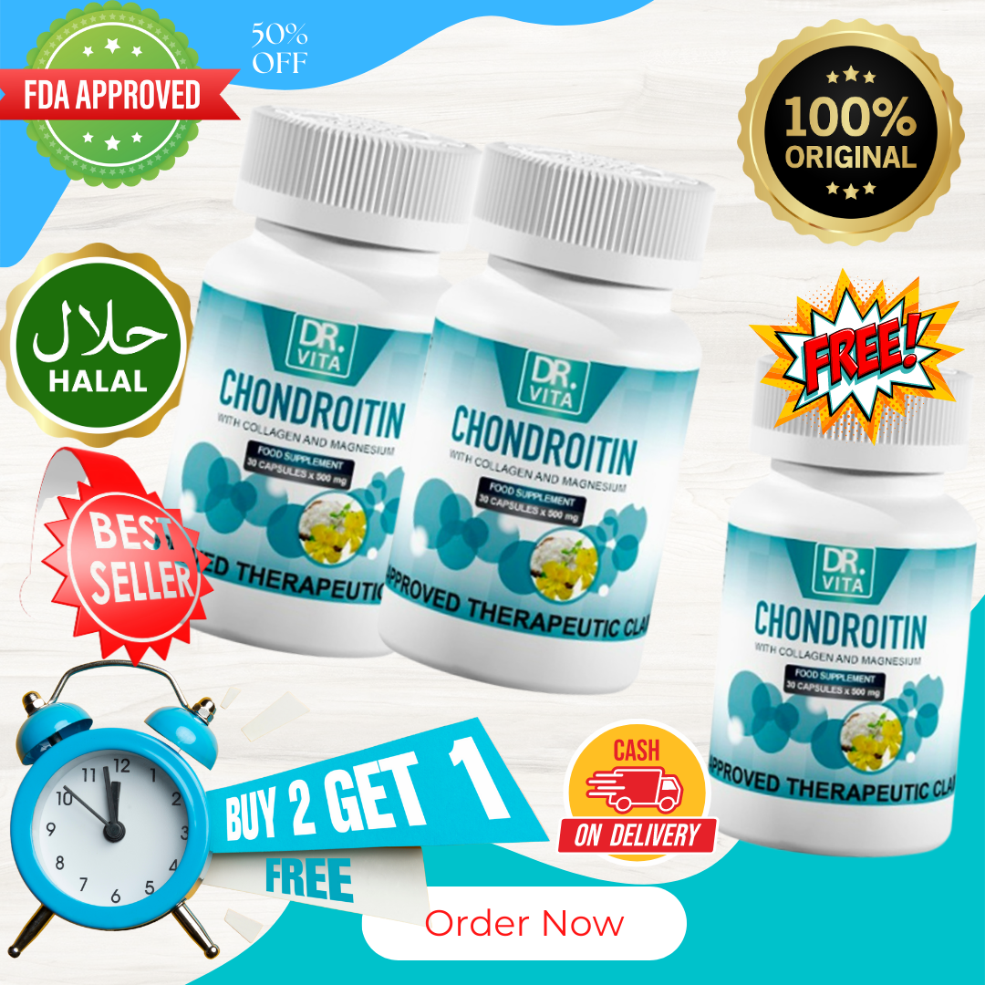 Dr.Vita Chondroitin BUY 2 TAKE 1 with Collagen and Magnesium will help